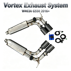 Sistema de escape Valvetronic Vortex SS304 de acero inoxidable para Benz W463A G550 2016+ Kit completo de montaje directo. - Product Image 1