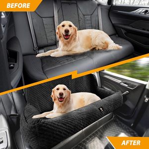 Siège rehausseur personnalisé en mousse à mémoire de forme pour voiture, lit de voyage amovible et lavable avec dossier épais - Product Image 2