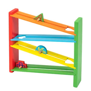 蒙特梭利玩具儿童礼品彩色教育陀螺仪旋转陀螺投掷顶部木制旋转坐立不安玩具