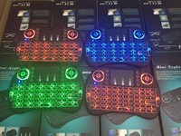Mini Teclado Inalámbrico I8 con Retroiluminación, Touchpad de 2.4GHz, Control Remoto con Función de Ratón para TV Box y Mini PC
