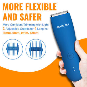 ماكينة حلاقة كروية للشعر مقاومة للماء قابلة لإعادة الشحن من CLIPCLEAN ، ماكينة حلاقة كروية للرجال ، ماكينة حلاقة كهربائية احترافية للجسم - Product Image 3