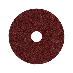 Disco Abrasivo con Supporto in Fibra BOX 5 da 4-1/2 Pollici, Grana 24, TRUPER - Product Image 1