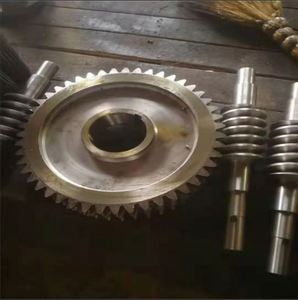 Fábrica de engranajes de China, Turbón y tornillo sin fin de bronce grande personalizado - Product Image 2