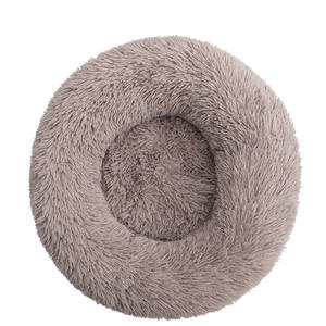 Luxus Faux Fur Pet Bett Hund Schlafen Haus Katze Nest Weichen Donut Cuddler Runde Plüsch Pet hund betten für kleine hunde freiheit - Product Image 5