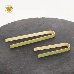 Mini pinzas de bambú biodegradables, utensilios de cocina personalizados