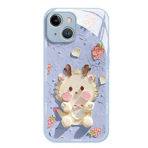 Dragonet Peinture à l'huile Impression Verre PC TPU Mobile Phone Back Cover Case pour Iphone 7 8 SE X Xr XS 11 12 13 14 15 16 17 Pro Max - Product Image 6