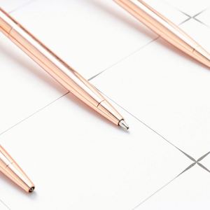 Wholesale Custo Logo <b>Creative</b> Stationery <b>Gifts</b> 1.0Mm Metal Ballpoint Pen With Fuzzy Ball Decoration - Product Image 4