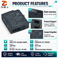 Module de communication série Siemens 6ES7137-6AA00-0BA0 SIMATIC ET 200SP CM PtP RS232 RS422 RS485 Freeport Modbus RTU PLC