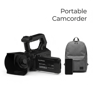 <span class=keywords><strong>Appareil</strong></span> d'enregistrement vidéo numérique avec zoom optique 16x, 48MP, 2.7K, vision nocturne, écran rabattable, caméra <span class=keywords><strong>pour</strong></span> vlog, voyage, créateur de contenu - Product Image 6