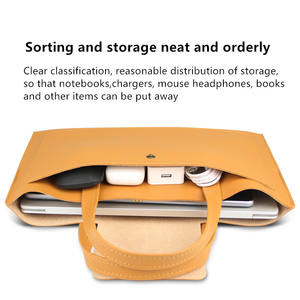 Lujo PU cuero mujer buen <span class=keywords><strong>precio</strong></span> tecnología viaje impermeable <span class=keywords><strong>abogado</strong></span> negocios maletín señoras ordenador bolso Portátil Bolsa - Product Image 3