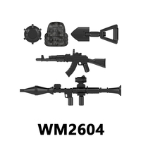WM6169 Ingénieur Commandant Sniper Commando Scout Leader Mini Blocs de Construction en Plastique Éducatifs à Assembler Jouets pour Enfants