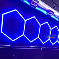 Assemblage professionnel bricolage Rgb hexagone éclairage atmosphère discothèque scène lumière centrale