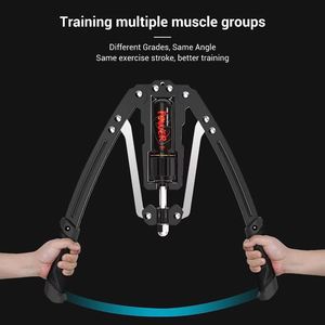 Extenseur de poitrine réglable, entraîneur musculaire, équipement de fitness, 22-440 lbs, renforcement des mains, Power Twister hydraulique, exercice pour les bras - Product Image 3