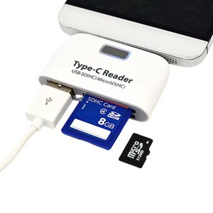 USB 3.1 <strong>Type</strong> <strong>C</strong> OTG USB TF SD <strong>MMC</strong> Micro USB Charging Card <strong>Reader</strong> COMBO HUB Adapter Support Phone and PC - Product Image 4
