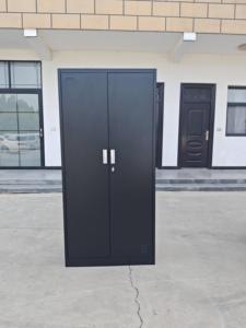 Casier métallique sur mesure à 2 portes, <span class=keywords><strong>armoire</strong></span> de rangement en acier pour vêtements avec clé et penderie pour <span class=keywords><strong>vestiaire</strong></span> scolaire ou de gymnase - Product Image 4