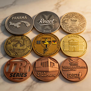 Artigifts Factory Personnalisée En Gros Dernier Produit Pièce de Monnaie Métallique <span class=keywords><strong>2</strong></span> Euros Or Argent Pièce de Défi <span class=keywords><strong>avec</strong></span> Logo Personnalisé - Product Image 2