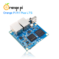 Orange Pi R1 Plus LTS RK3328 Ordinateur monocarte double Ethernet Gigabit Mini SBC compatible Android OpenWRT Routeur logiciel