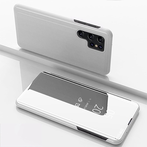 Coque arrière intelligente à rabat pour <span class=keywords><strong>Samsung</strong></span> <span class=keywords><strong>Galaxy</strong></span> S24/S24 Ultra/A05/A05S/A15 Coque de téléphone design miroir - Product Image 2