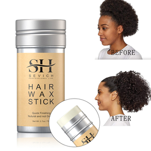 Private Label Waterproof Strong Hold Hair Styling Wax Smooth Frizziy Edge Control Hair Wax Stick