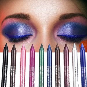 <span class=keywords><strong>Crayon</strong></span> à paupières professionnel, imperméable, pour sourcils et <span class=keywords><strong>yeux</strong></span>, maquillage à séchage rapide, 14 couleurs, nouveau fard à paupières minéral coloré - Product Image 4