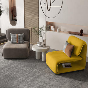 Juego de Sofás Modernos Minimalistas para Sala de Estar, Diseño Cuadrado en Forma de L, Tela Lavable Extraíble, Relleno de Espuma, Uso para Adultos - Product Image 1