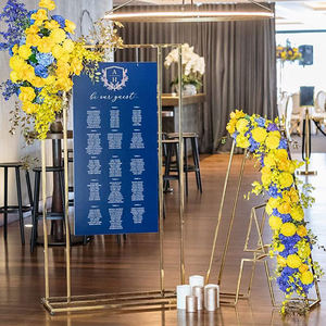 Arco de Metal Dorado para Decoración de Eventos, Soporte de Flores de Acero Inoxidable para Fondo de Boda - Product Image 3