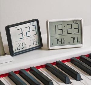 <strong>Digital</strong> <strong>Wall</strong> <strong>Clock</strong> <strong>Battery</strong> <strong>Operated</strong>, with Temperature, Humidity and Date, Large Display Calendar Alarm <strong>Clock</strong> for Bedroom, Office - Product Image 5