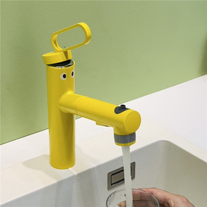 Grifos de Lavabo de Latón con Acabado Cepillado, Monomando Moderno, de un Solo Orificio, Montaje en Cubierta, Válvula de Cerámica, Garantía de 3 Años - Product Image 2