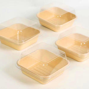 Boîte d'emballage alimentaire pour biscuits et macarons en matériaux recyclés écologiques, boîte cadeau en papier kraft personnalisée - Product Image 2