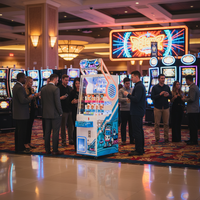 Machine de jeu d'arcade à boules LED tendance, distributeur de balles 3 couleurs pour centre de divertissement familial