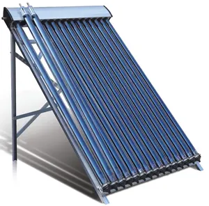 high efficient copper tube Aluminum fin Heat Pipe thermal main-fold high pressure Solar Collector china manufacturer keymark