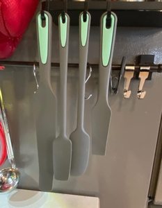 16-टुकड़ा सिलिकॉन बेकिंग स्पैटुला सेट मिश्रण क्लिप स्क्रैपर डिशवॉशर सुरक्षित पर्यावरण के अनुकूल पुनः प्रयोज्य - Product Image 4