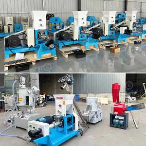 ญี่ปุ่นเม็ดคู่สกรู Extruder อาหารลอยน้ํานกทําขายปลีกเครื่องอาหารไก่ไก่และปลา - Product Image 2