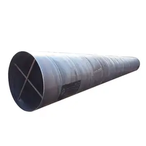 High Quality Welded Tube Pipe ERW Spiral Steel Hollow Section Carbon SSAW Metal Waterproof Price Pipe Galvanized Round Structure