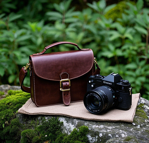 Chất Lượng Cao Nhà Sản Xuất Tùy Chỉnh Tua Túi Crossbody Dây Kéo Vai Máy Ảnh Ví Da Lộn Da Womens - Product Image 4