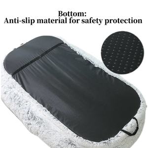 Super weiches und warmes Hunde bett für Riesen rassen Deluxe Ortho pä dische Stütz matratze mit rutsch festem Boden und wasch barem Design - Product Image 6