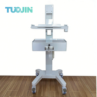 Carrito de Almacenamiento para Escáner Dental, Carrito Auxiliar con Ruedas, Carrito Médico Dental Portátil, Carrito para Clínica Dental, Instrumento de Belleza