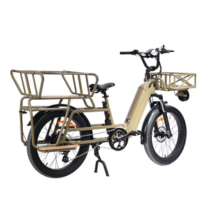 Vélo Électrique Cargo Familial Intégré avec Batterie 48V 20Ah Downtube 750W, Longue Queue pour Deux Enfants, Nouveauté 2024 - Product Image 5