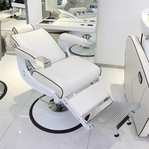 Chaise de barbier noire, mobilier de salon pas cher, équipement de salon, équipement de coiffure pour salon de barbier - Product Image 6