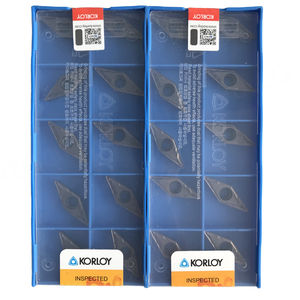 VBMT160408-HMP PC9030 Insertos de Carburo PVD Originales de China para Korloys, HRC90, Metal Duro, Personalizables para Corte de Metal, Soporte OEM - Product Image 1