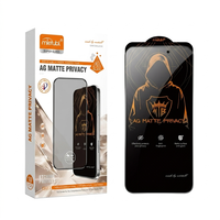 Kaca Tempered Mietubl AG Matte Privacy 0.33mm 28 °   Pelindung Layar Anti-Intip untuk iPhone 17 16 15 14 13 & Model Samsung