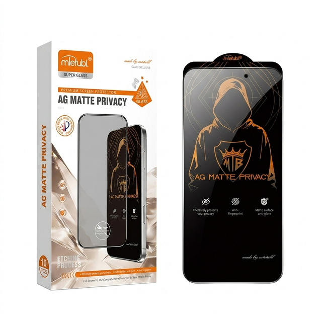 Mietubl AG Matte Privacy Tempered Glass 0.33mm Glass 28° Anti-Peeping Screen Protector for iphone 17 16 15 14 13 & samsung Model