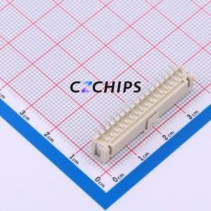 HCZZ0469-16 Wire-to-Board Pin Header SMD,P=2mm Connector 1x16P 2mm Vertical Mount PH - Product Image 2