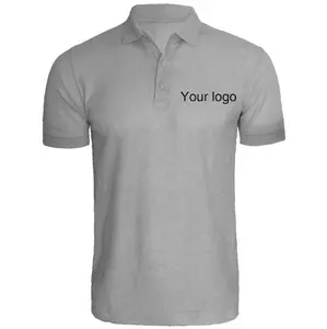 100% polyester men's polo shirt custom golf polo blank polo t shirt plain custom logo print