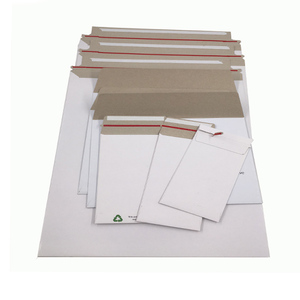 Tùy Chỉnh Không Uốn Cong Các Tông Màu Trắng Gửi Thư Phong Bì Với Vỏ Đóng & Đóng Dấu Và Dải Xé Dễ Mở - Product Image 1