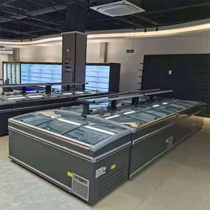 Vitrine de congélateur de grande capacité, réfrigérateur de vitrine de crème glacée de nourriture glacée de supermarché - Product Image 2