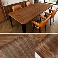 Autocollants muraux imitation bois en PVC, papier peint adhésif 3d imperméable, style moderne