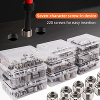 Kit de réparation de filetages de bloc moteur automobile manuel 261 pièces avec composants en acier inoxydable, emballage en mallette rigide, personnalisable OEM