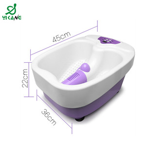 使いやすいリモコンとデジタルディスプレイ付き温水バブルマッサージフットスパ - Product Image 3