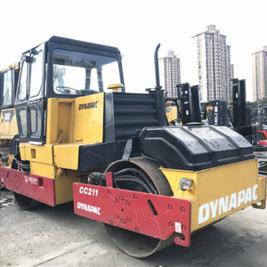 DYNAPAC CC211 Used Double Drum Tire Roller with Hybrid Engine Motor & Pump 53KW Power-Nice <b>Running</b> Condition for Hot Sale - Product Image 5